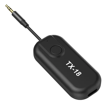 1 бр. безжичен предавател, Bluetooth 5,0 3,5 мм, адаптер HD ниска латентност за APTX-LL за PC