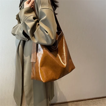2023 Ежедневни дамски чанта през рамо от изкуствена кожа, чанта-тоут, голяма чанта голям-месинджър, мека чанта през рамо, дамски чанти-болсосы, чанта-портфейл