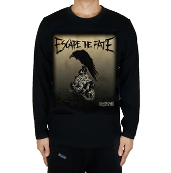 21 дизайн Escape The Fate Рок Брандираната риза за скейтборд 3D Череп Врана хеви-Метъл, Пънк фитнес 100%Памук вма с дълъг ръкав аниме
