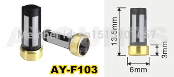 50 бр./компл. висококачествени авточасти горивния инжектор микрофилтър за инжектор Bosch (размер: 13,5*6*3 мм , AY-F103)