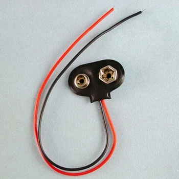 50 бр./лот, 9, защелкивающийся държач на батерията, защелкивающийся съединител, скоба за подводящих кабели, притежателят на T-тип 15 см