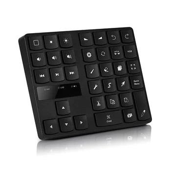 Bluetooth 5.0 клавиатура за рисуване 35 клавиши на клавиатурата е безжична цифрова клавиатура с номер Бързото посока нагоре надолу бутон