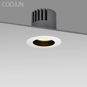 COOJUN Вградени Led Тавана Лампа 7 W/12 W Регулируем Ъгъл на Удара Прожектор монтиран на стената Лампа За Дневна Кабинета на Пътеката
