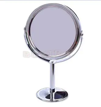 FEN83 Дамско огледало за грим за двустранно обичайно + увеличительная овални поставка Компактно огледало огледало Инструменти за грим