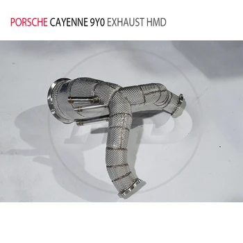 HMD бала коллекторный колектор за Porsche Cayenne 9Y0 E3 3.0 T, автоаксесоари, резервни части за автомобил, каталитичен конвертор