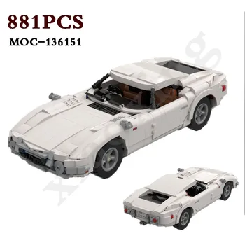 MOC-136151 състезателния 911 седан е спортен автомобил 10295 модел 881 бр. градивни елементи за възрастни в събирането на строителни блокове САМ подарък-Коледен подарък
