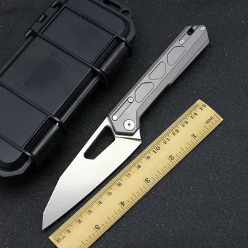 NOC DT-03 тактически сгъваем нож VG10 острието KVT сачмен лагер титановая дръжка туристически ловни ножове за оцеляване на открито EDC инструменти