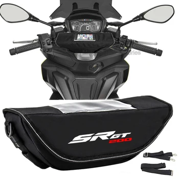 Аксесоари за мотоциклети, водоустойчива чанта на волана, пътна чанта за Aprilia SR GT200 2022