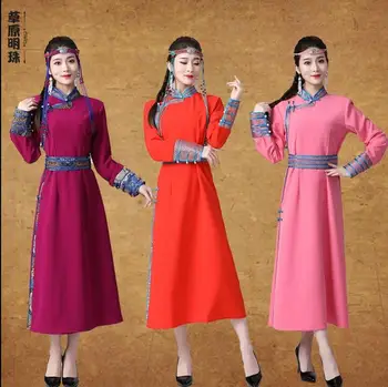 Висококачествено рокля монголският чувствате етнически стил