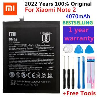 Въведете Mi Оригинална батерия за телефон BM48 за Xiao mi Note 2 Note2 Благородна работа на смени батерията 4070 ма