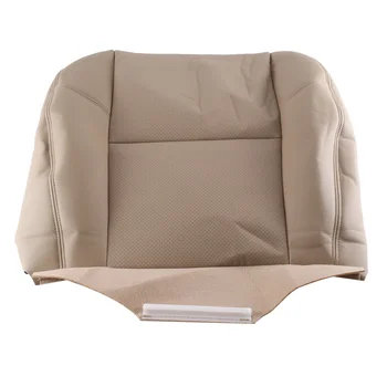 Възглавница седалка от изкуствена кожа от страна на водача отпред на автомобила, долна капачка на седалката за Escalade 2007-2014, бежов