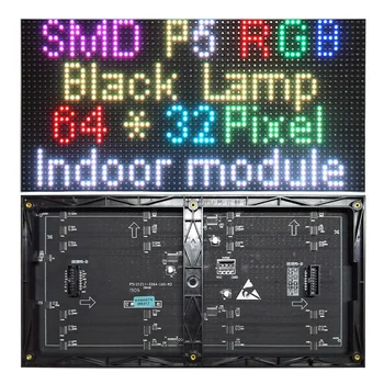 Вътрешен Пълноцветен led Дисплейный модул P5 320 mm x 160 mm, RGB SMD 3 в 1 Led Панел P5, Светодиодна Видеостена P5, led Матрица