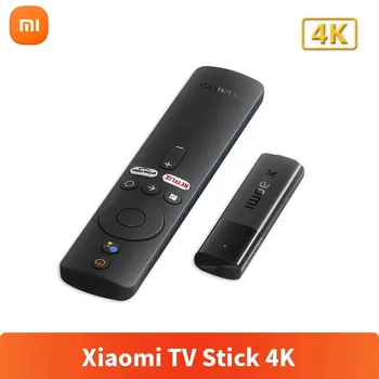 Глобалната версия на Xiaomi Mi TV Stick 4K Android TV 11 2 GB оперативна памет, 8 GB ROM Netflix Wifi Google Assistant Bluetooth 5,0 Smart TV Ключ