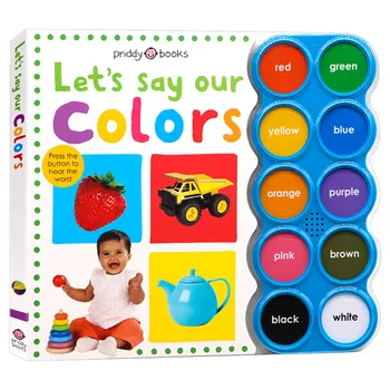 Да речем, нашите цветни детски книги за деца на възраст от 1 на 2 на 3 години, английска книжка с картинки 9780312506438