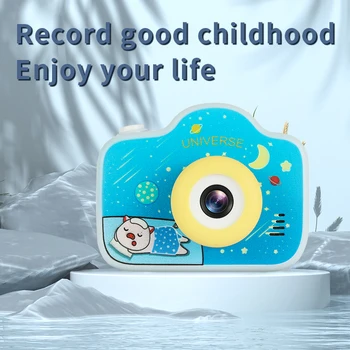 Детски мини цифров фотоапарат забавни играчки камера с 2-инчов екран за по-малките деца, най-добрият коледен подарък за рожден ден, играчка за фотография
