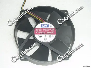 За AVC DA09025R12E P037 DC12V 0.22 A 95x95x25 мм 4Pin 4-жични вентилатор за охлаждане