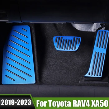 За Toyota RAV4 РАВ 4 XA50 2019 2020 2021 2022 2023 Алуминиеви Автомобилни Педала на Газта, С Спирачки, Поставка За Крака, Тампон върху Педала, Тампони