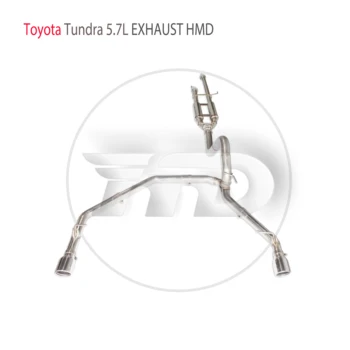Изпълнението на изпускателната система HMD от неръждаема стомана Catback за Toyota Tundra 5.7 L Автоматична замяна, промяна на електронен клапан