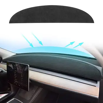 Капак табло на автомобила, която е съвместима с Tesla Model Y 17-23, панел за таблото, противоскользящий подложка за арматурното табло, аксесоари за интериор на автомобил