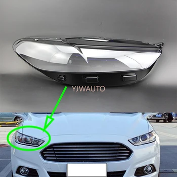 Капак фарове за Ford Mondeo 2013 ~ 2016 Обектив фарове на автомобил, лампа Смяна на стъкло прозрачна предна лампа auto обвивка