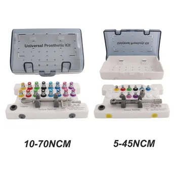Комплект за протезиране Стоматологичен Отвертка Динамометричен Ключ 5N-35N С механизма на палеца, Зъболекарски Инструменти За Ремонт на Импланти 5-45 10-70 см