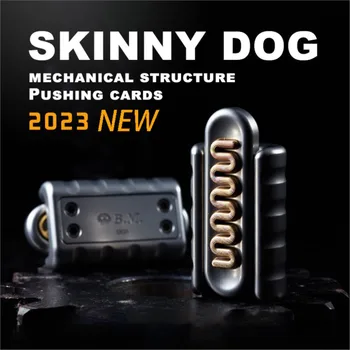 Механичен дизайн BM Skinny Dog Притискателния слайдер играчка за декомпресия с гироскопом на върха на пръста си