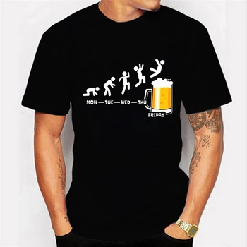 Мъжки маркови тениски с пятничным бирена принтом, забавни графики тениски в стил хип-Хоп, Летни Дамски, Мъжки тениски, градинска тениска Ulzzang Harajuku Риза