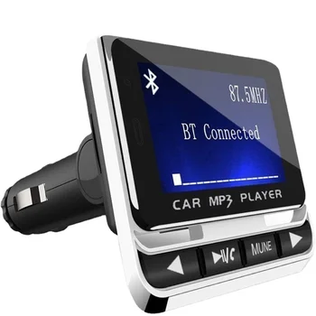 На едро Автомобилен MP3 плеър с Bluetooth, FM12B, Голям екран, Многофункционален, Слот за карта памет, Дистанционно управление, Автомобилен Bluetooth MP3