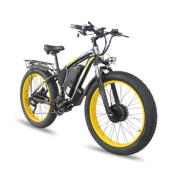 Нов Електрически Велосипед Fat Bike K800 с Двоен Двигател и задвижване на две колела, 1000 W 17.5 Батерия AH Електрически Велосипед 26x4,0 инча