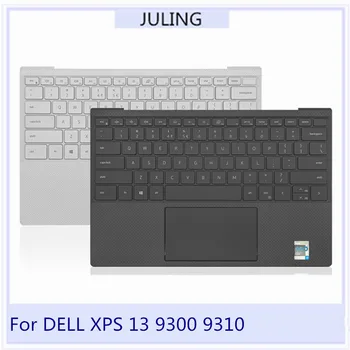 Нова оригинална за DELL XPS 13 9300 9310 13-- инчов преносим компютър поставки за ръцете клавиатура рамка на Горния капак, калъф с клавиатура американската версия