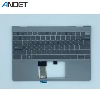 Нова оригинална за Dell Inspiron 5000 5310 поставка за ръце за лаптоп на Горния капак с американската клавиатура C Shell сребристо-сив 0WGFFX