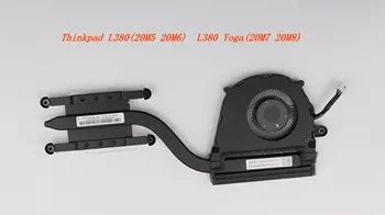 Нови/Оригинални За Lenovo Thinkpad L380, L380 Yoga Лаптоп Процесор Вентилатор за Охлаждане на Радиатора В Събирането на Охладител 01LW775 01LW776
