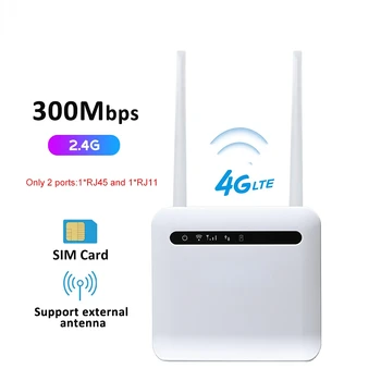 Отключени 300 Mbit/s, Wifi рутери 4G lte cpe Мобилен рутер с поддръжка на порт LAN СИМ-карта Преносим безжичен рутер wifi 4G рутер