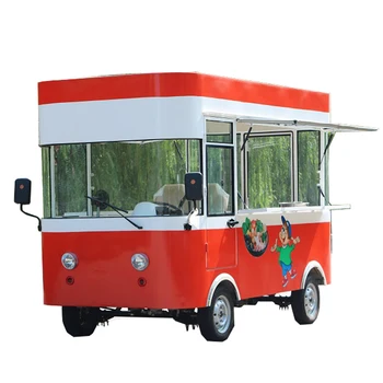 Подгонянная електрическа количка за хранене мобилни количка за храна за продажба зарядно батерията на електрическата количка, трактор за Convers