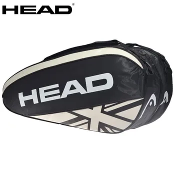 Професионална чанта за тенис на главата, топлоизолация, 6 опаковки, раница за паделя, ракета, раница за скуош, Унисекс, оригинални чанти за рамо за тенис на главата