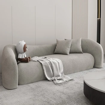 Ретро кадифе диван 3 места, поролоновая гъба, дълга етаж с разтегателен диван, луксозен заоблен дизайн за четене на мека мебел за дневна, салон хапки