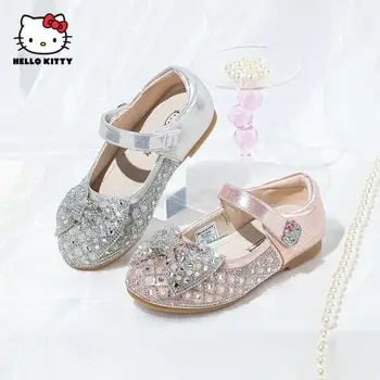 Сладък детски обувки от аниме Hellokitty, обувки принцеса от картун 