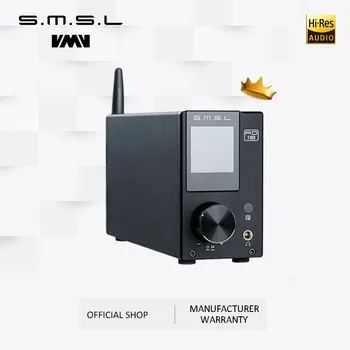 Стереоусилитель HI-FI аудио SMSL AD18 с Bluetooth 4.2, поддържа Apt-X, USB DSP, изцяло цифрово хранене 2.1 за динамиката на