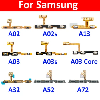 Страничният Бутон за включване Изключване на звука Гъвкав Кабел за Samsung Galaxy А02 A02S A52 A72 A32 A13 A22 A33 а a53 A73 4G 5G A03s A03 Основната
